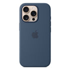 Apple Silikon Case mit MagSafe Denim passend für iPhone 16 Pro