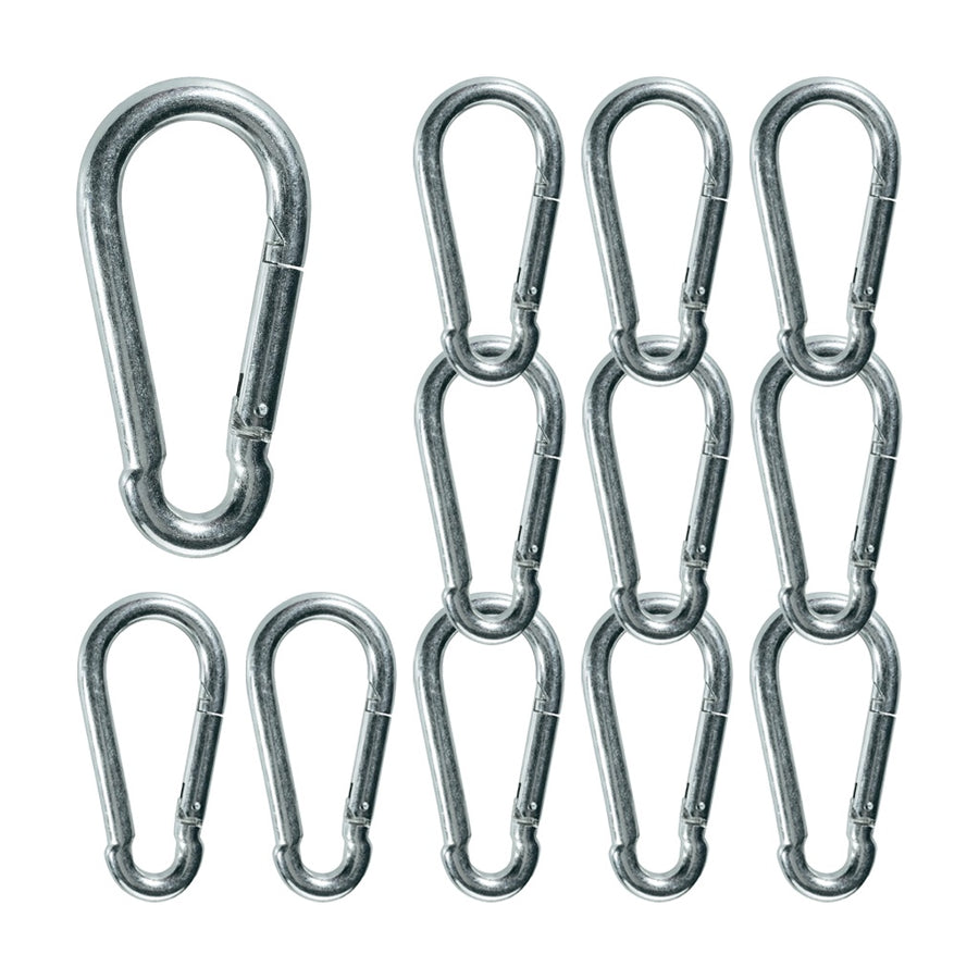 Seil an Öse, Kette an Haken, Werkzeug an die Wand — der eine passende Karabiner ist nie da, wenn man ihn braucht.