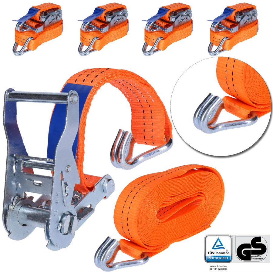 Auf dem Anhänger wandert die Ladung bei jeder Bremsung ein Stück weiter, und ein Seil mit Knoten hält keine gleichbleibende Spannung.