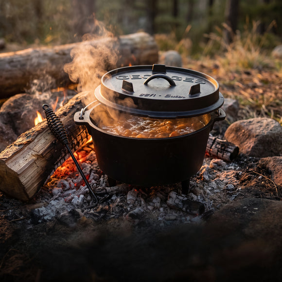 Am Feuer kochen – ohne dass alles anbrennt.