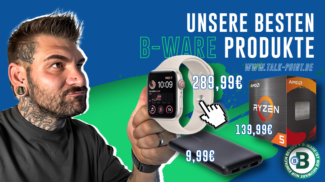 Top B-Ware Entdeckungen auf Talk-Point.de – Livestream-Highlights vom 1.12.2023!