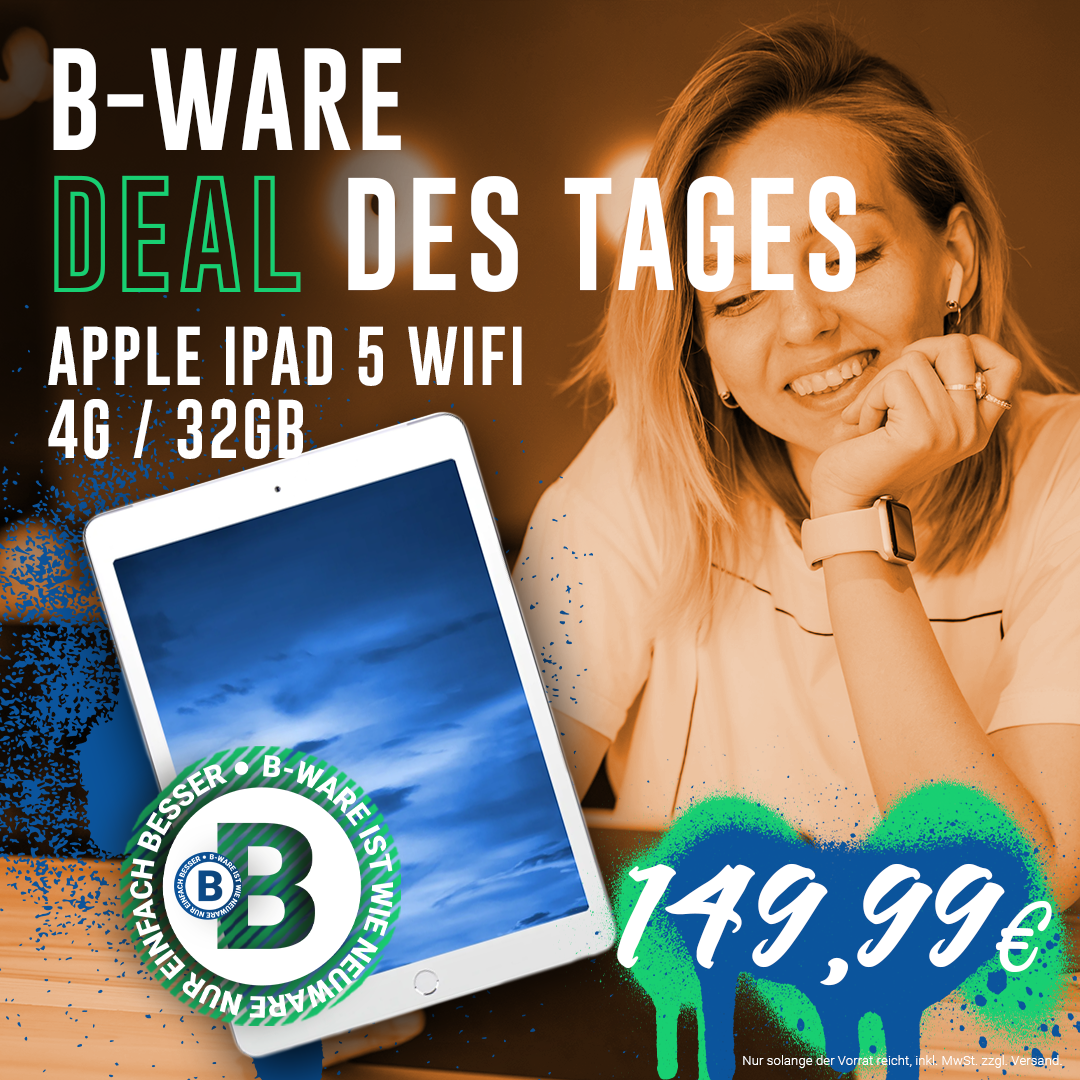 Apple iPad 5 WiFi + 4G 32GB Silber