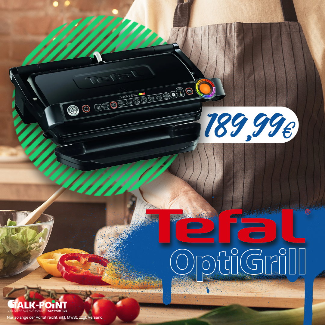 Tefal OptiGrill in schwarz bei talk-Point.de