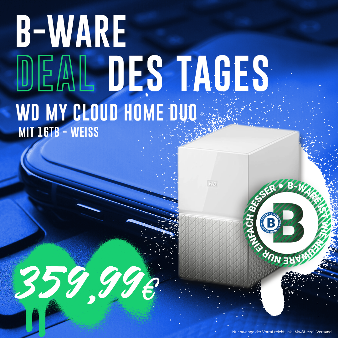 Doppelt Gesichert: Entdecke die Freiheit mit dem WD My Cloud Home Duo 16TB