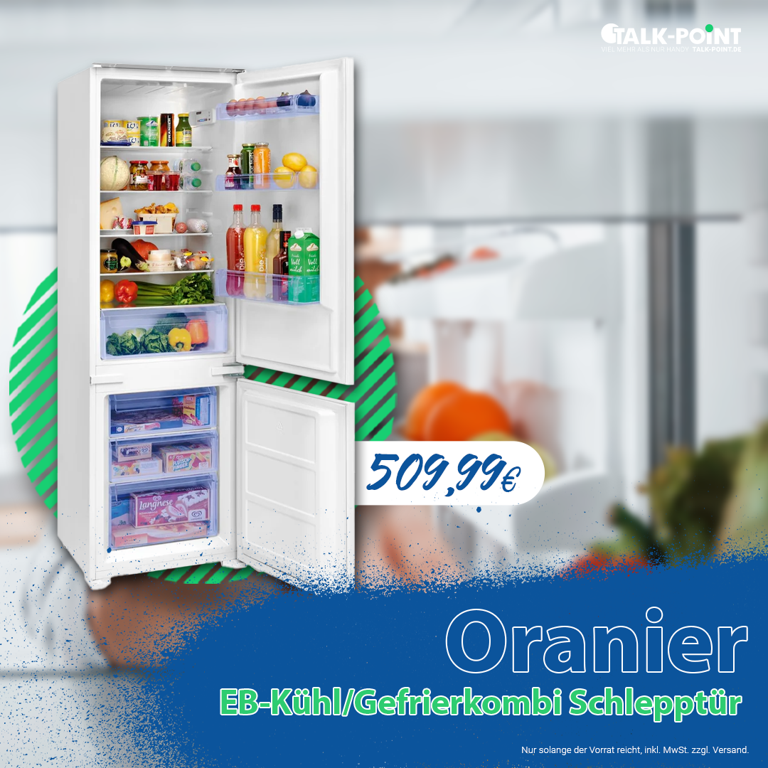Oranier EB-Kühl/Gefrierkombi Schlepptür EKG 178