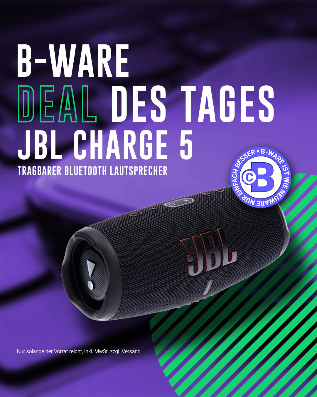 🔊💥 JBL Charge 5: Power-Sound to go – jetzt als BESTE B-Ware bei Talk-Point!
