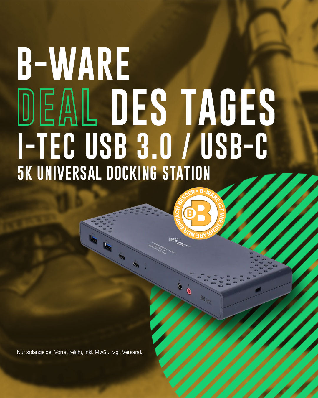 i-tec USB-C/USB 3.0 5K Universal Docking Station – B-Ware | Talk-Point