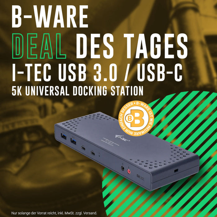 i-tec USB-C/USB 3.0 5K Universal Docking Station – B-Ware | Talk-Point