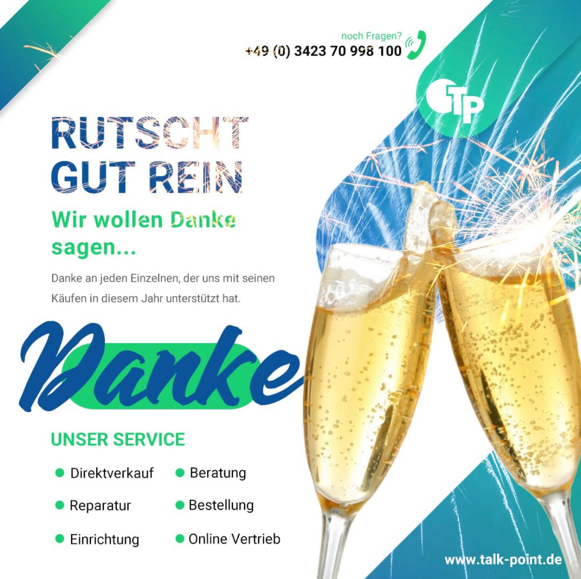 Das Talk-Point Team sagt DANKE