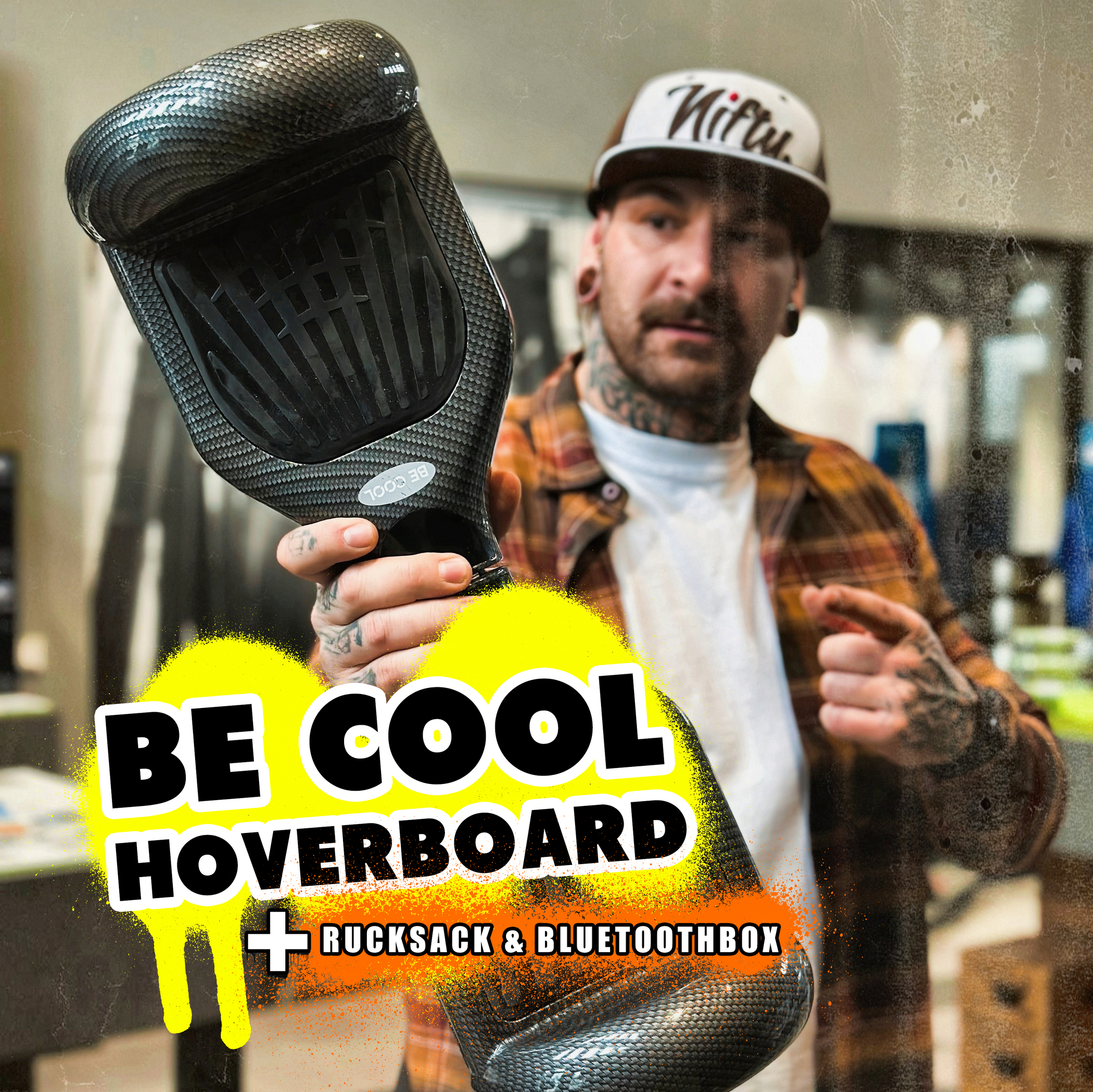 BE COOL Balance Board im Carbon Design