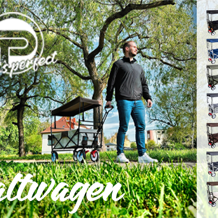 Der faltbare TP Bollerwagen - Transport leicht gemacht - that's perfect