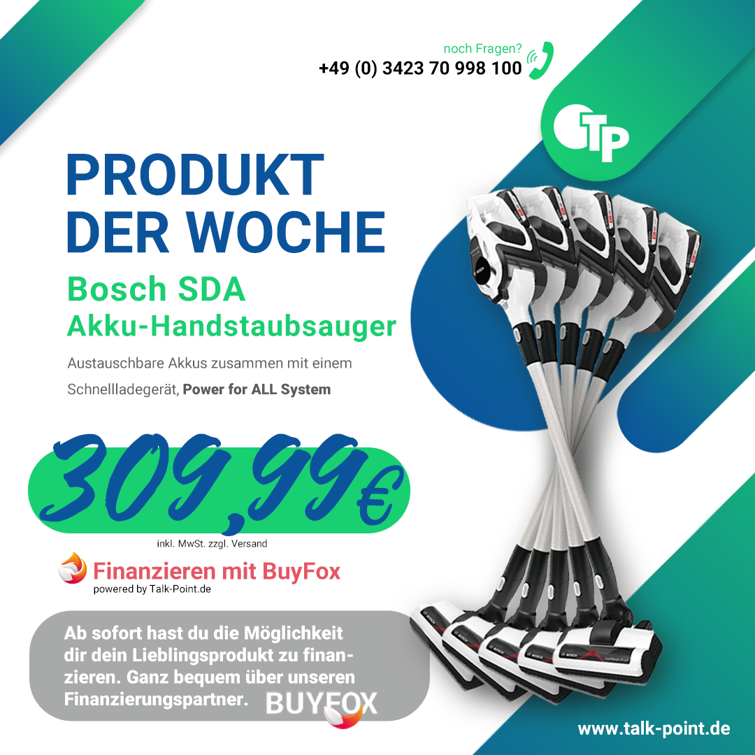TP Produkt der Woche - Bosch Unlimited Serie 8 Akku-Handstaubsauger