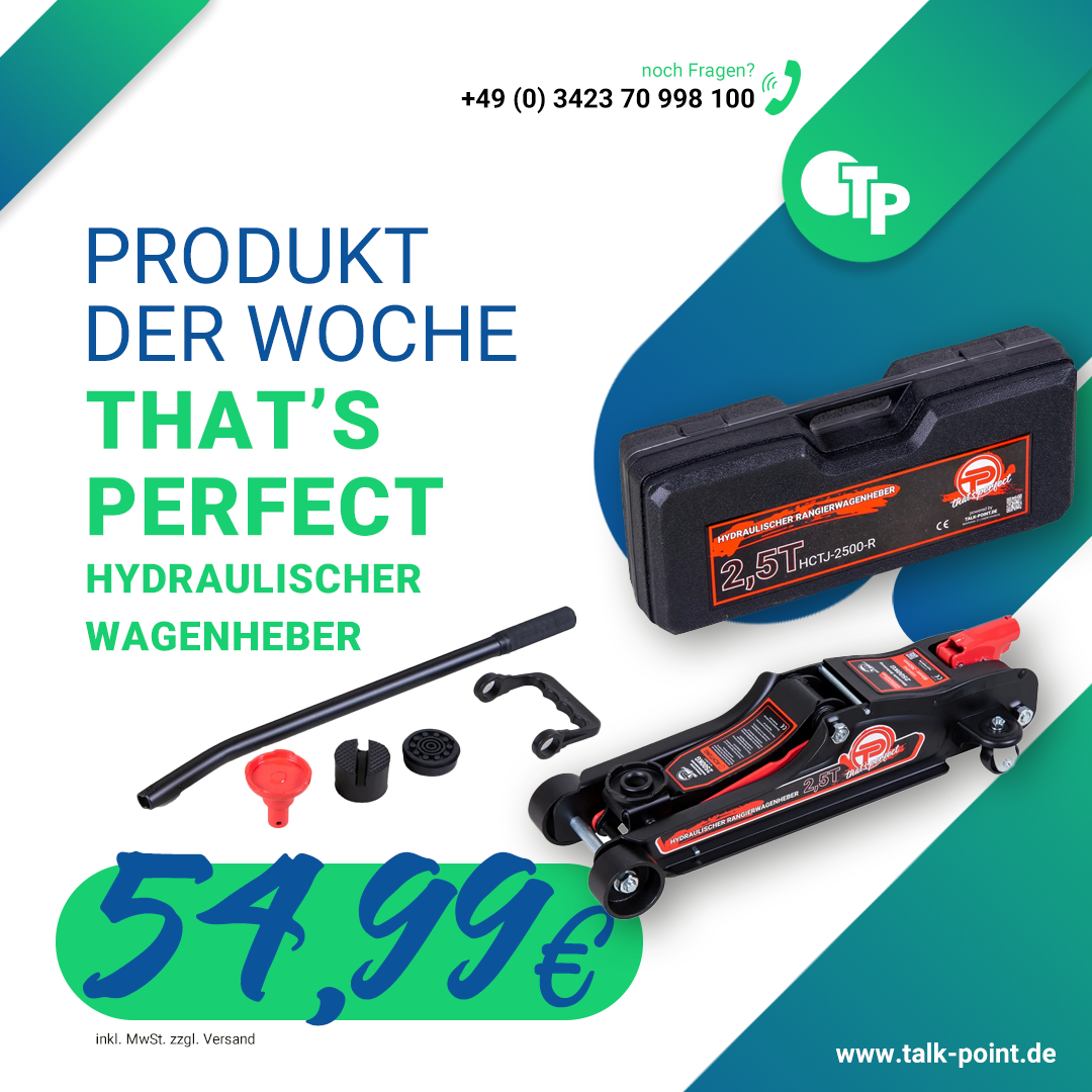 TP Hydraulische KFZ-Rangierwagenheber