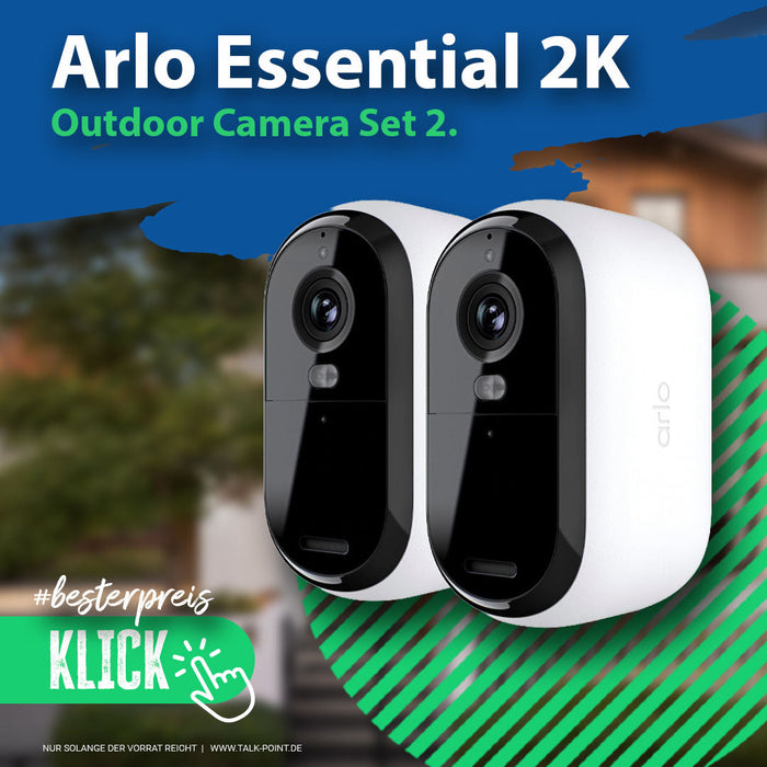 Volle Sicherheit, halber Preis! Dein Arlo 2K-Upgrade