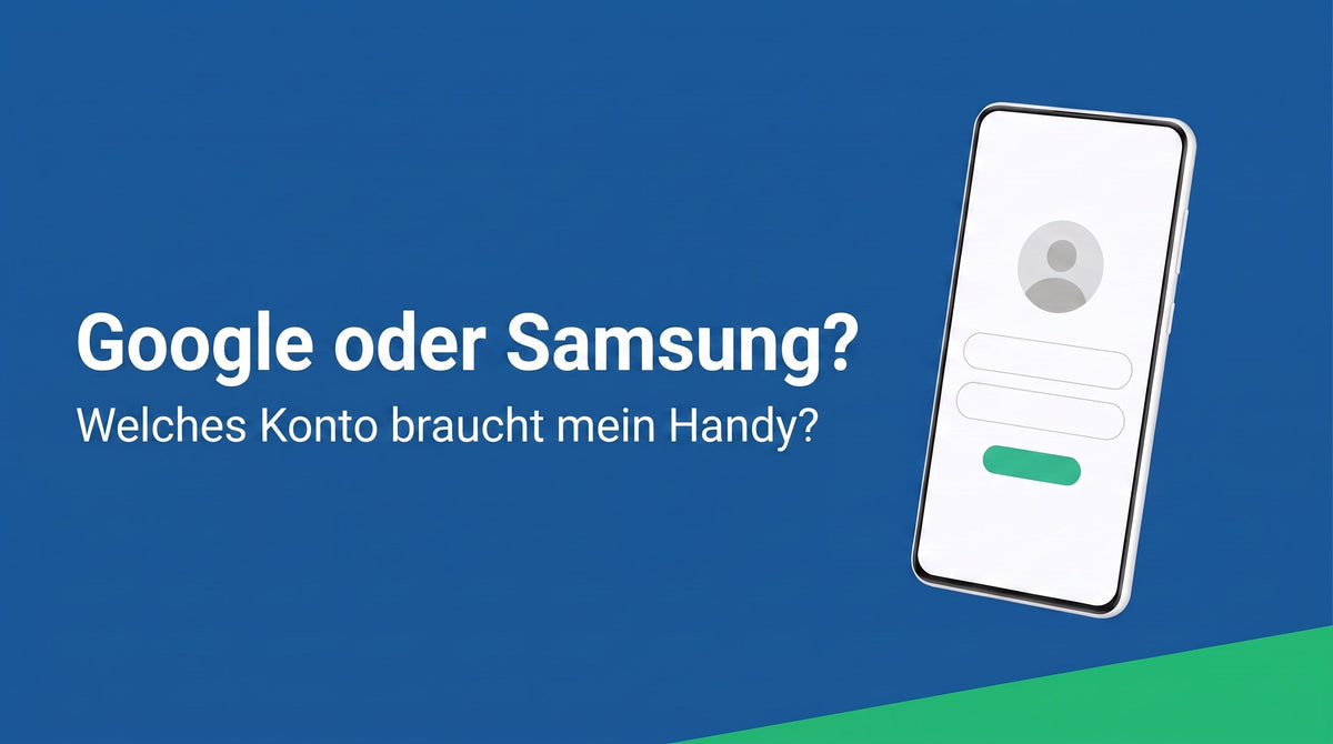 Google-Konto, Samsung-Konto, Apple-ID: welches Konto brauche ich wirklich?
