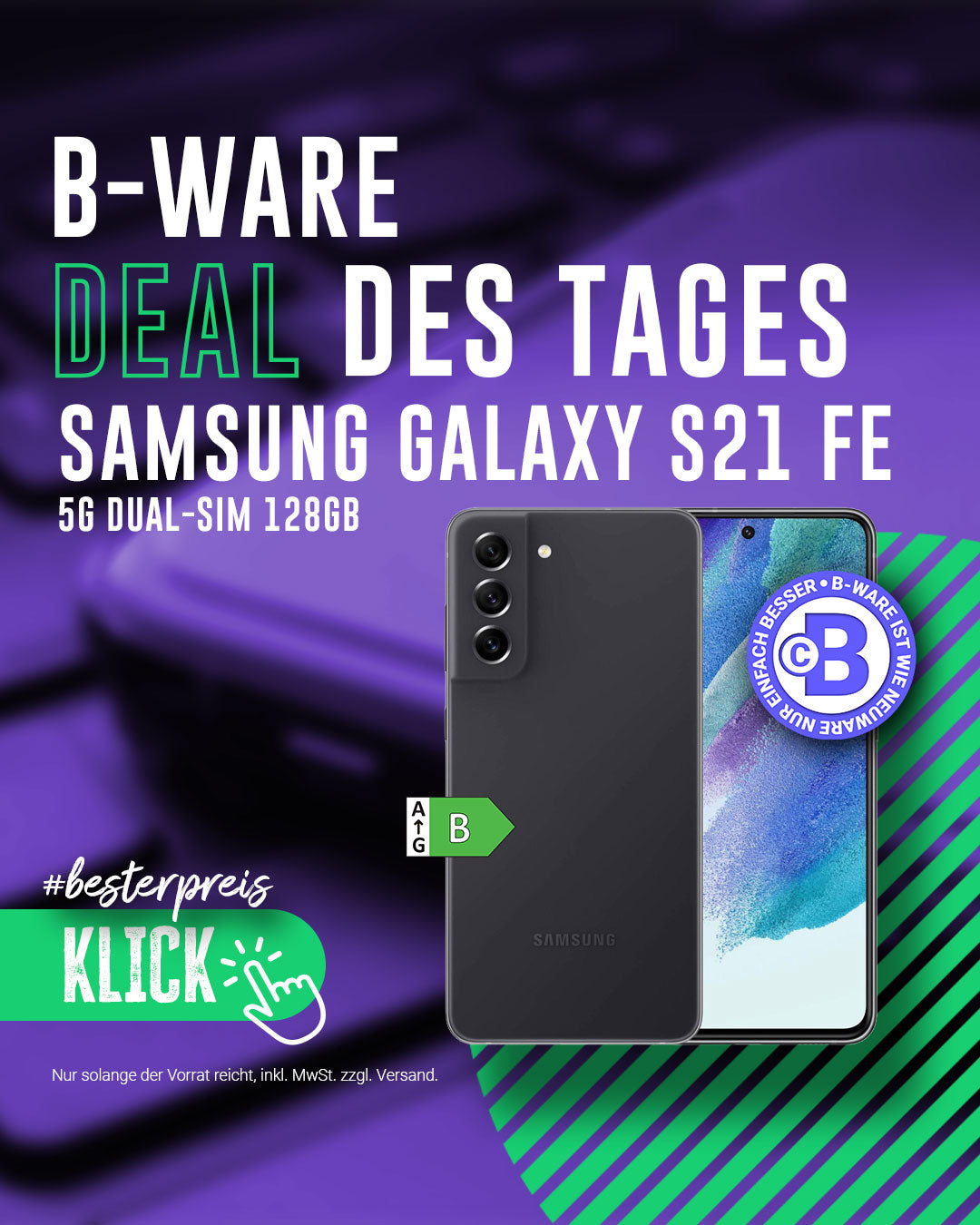 Samsung Galaxy S21 FE 5G Graphite – Top B-Ware | Talk-Point