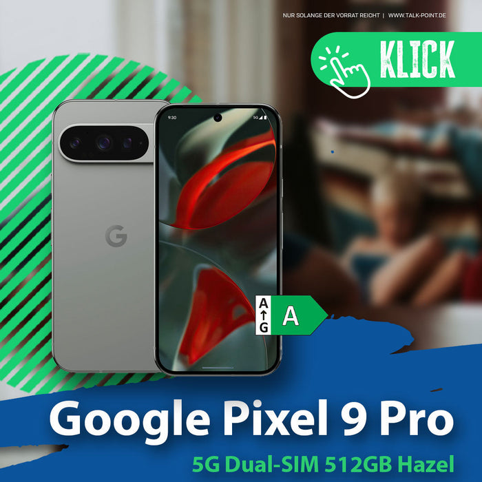Google Pixel 9 Pro 512GB Hazel – Tensor G4 & 16GB RAM nur 499,99€