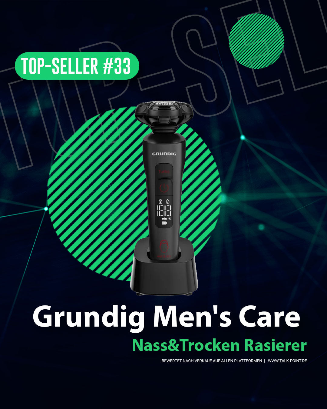 Grundig MS 9130 Nass & Trocken Rasierer – Nur 16,99 € | Talk-Point