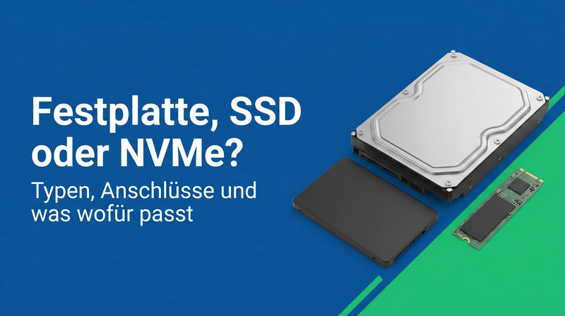 Festplatte, SSD oder NVMe? Der große Speicher-Ratgeber