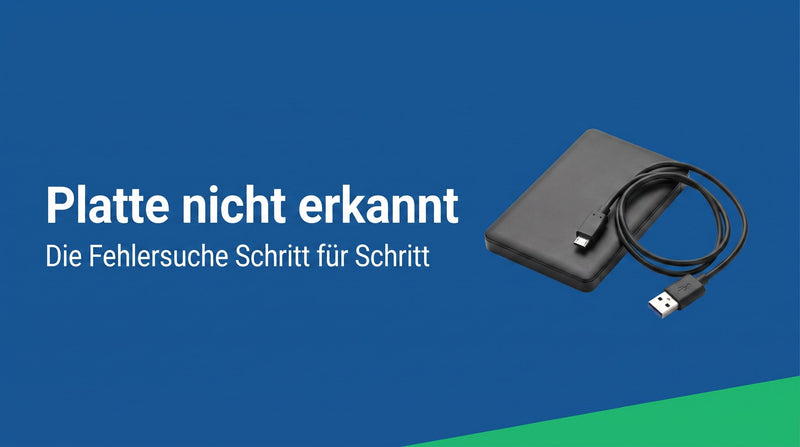 Festplatte wird nicht erkannt: die Fehlersuche Schritt für Schritt