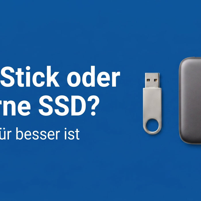 USB-Stick oder externe SSD? Was wofür besser ist