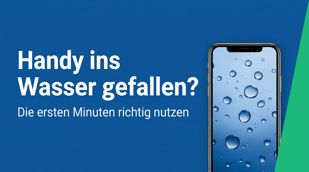 Handy ins Wasser gefallen? Was sofort hilft