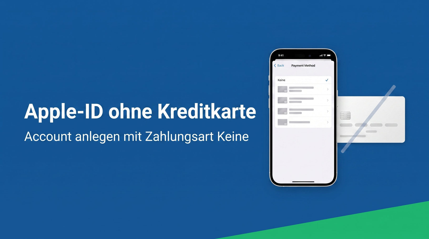Apple-ID ohne Kreditkarte erstellen: die Zahlungsart „Keine“ nutzen