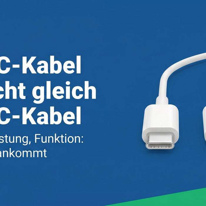 USB-C-Kabel ist nicht gleich USB-C-Kabel: die Unterschiede erklärt