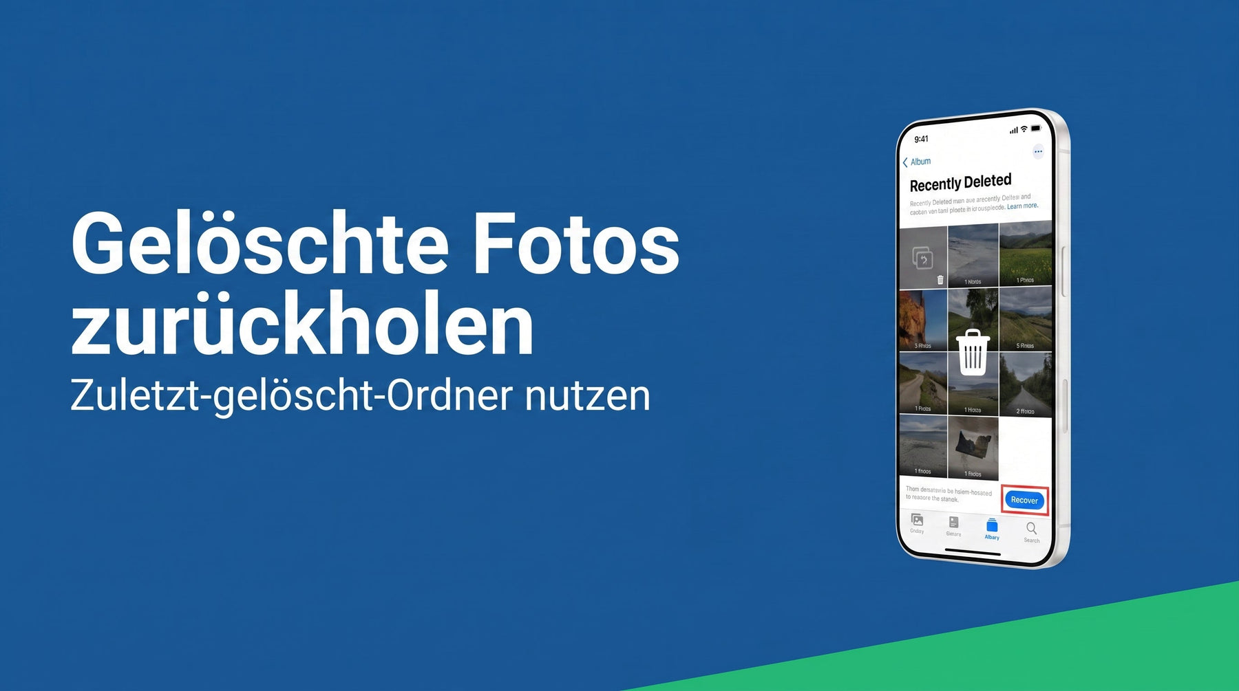 Gelöschte Fotos wiederherstellen: iPhone, Samsung und Pixel