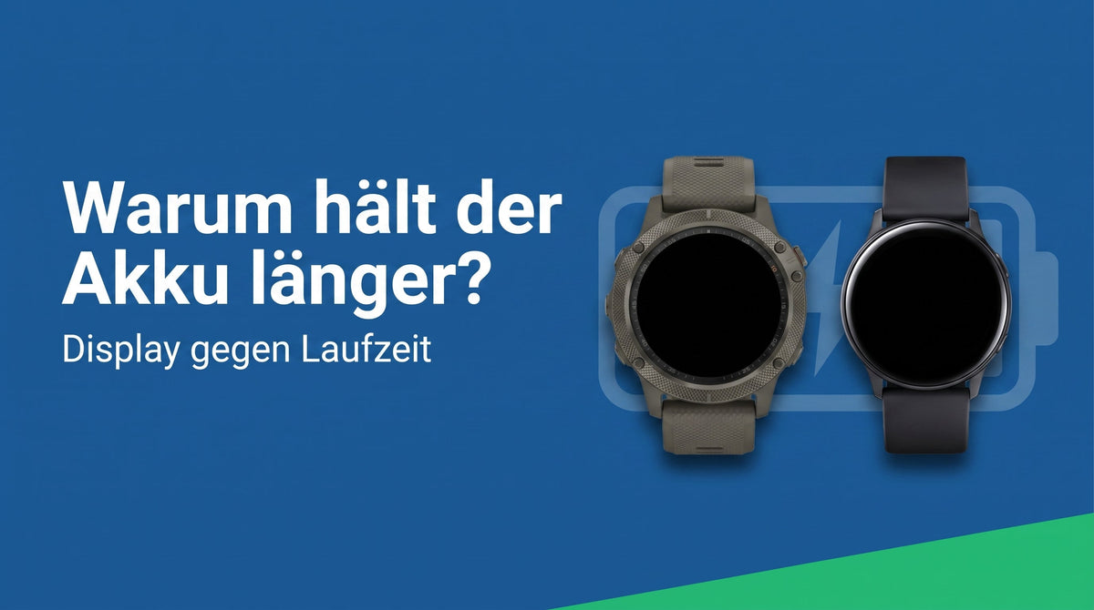 Warum hält der Garmin-Akku länger als die Apple Watch?
