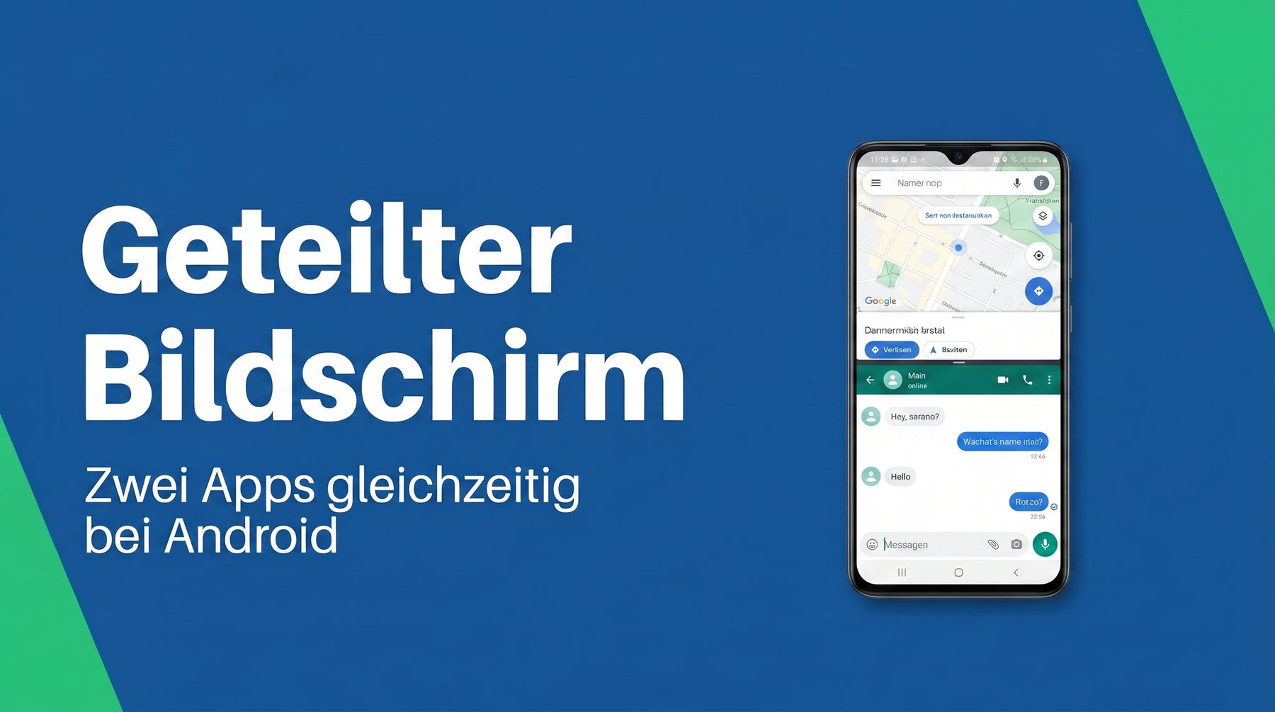 Geteilter Bildschirm bei Android: zwei Apps nebeneinander nutzen