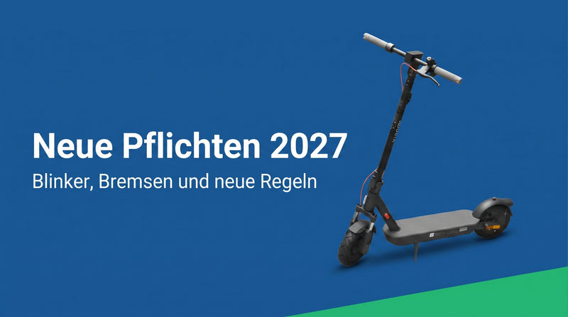 Neue E-Scooter-Pflichten 2026/2027: Blinker, Bremsen und was sich ändert