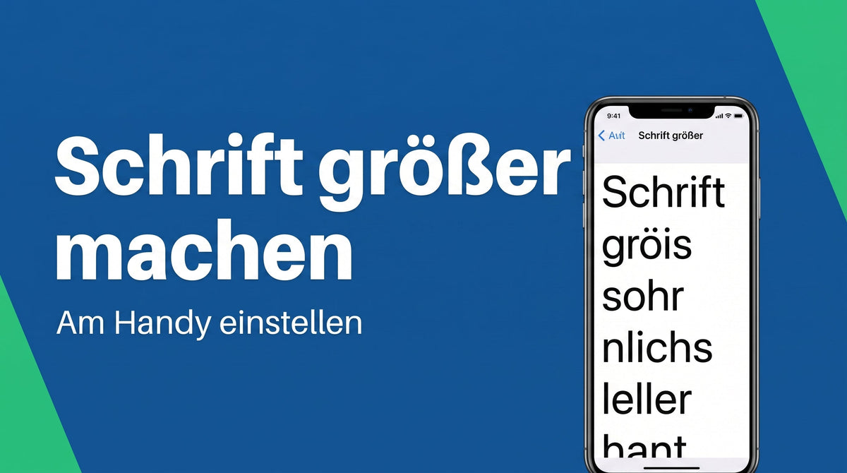 Schrift größer machen am Handy: so stellst du iPhone und Android auf gut lesbar