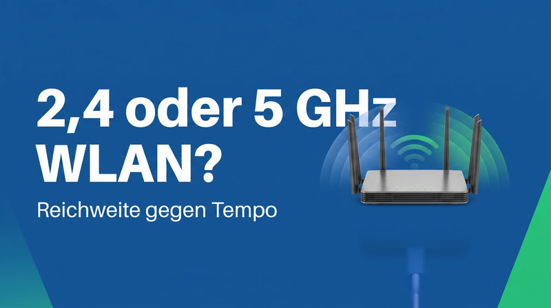 2,4 oder 5 GHz WLAN: der Unterschied und wann was besser ist