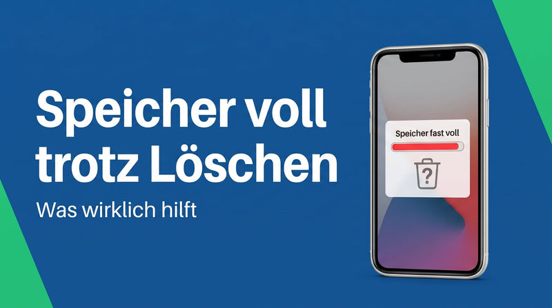 Speicher voll trotz Löschen? Warum der Platz nicht zurückkommt und was wirklich hilft