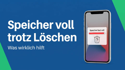 Speicher voll trotz Löschen? Warum der Platz nicht zurückkommt und was wirklich hilft