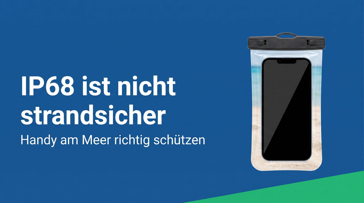 Handy wasserdicht am Strand: warum IP68 dich nicht schützt