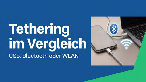 Tethering per USB, Bluetooth oder WLAN: Was ist besser?