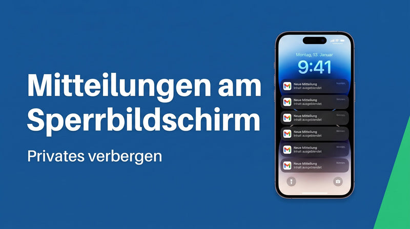 Benachrichtigungen am Sperrbildschirm ausblenden