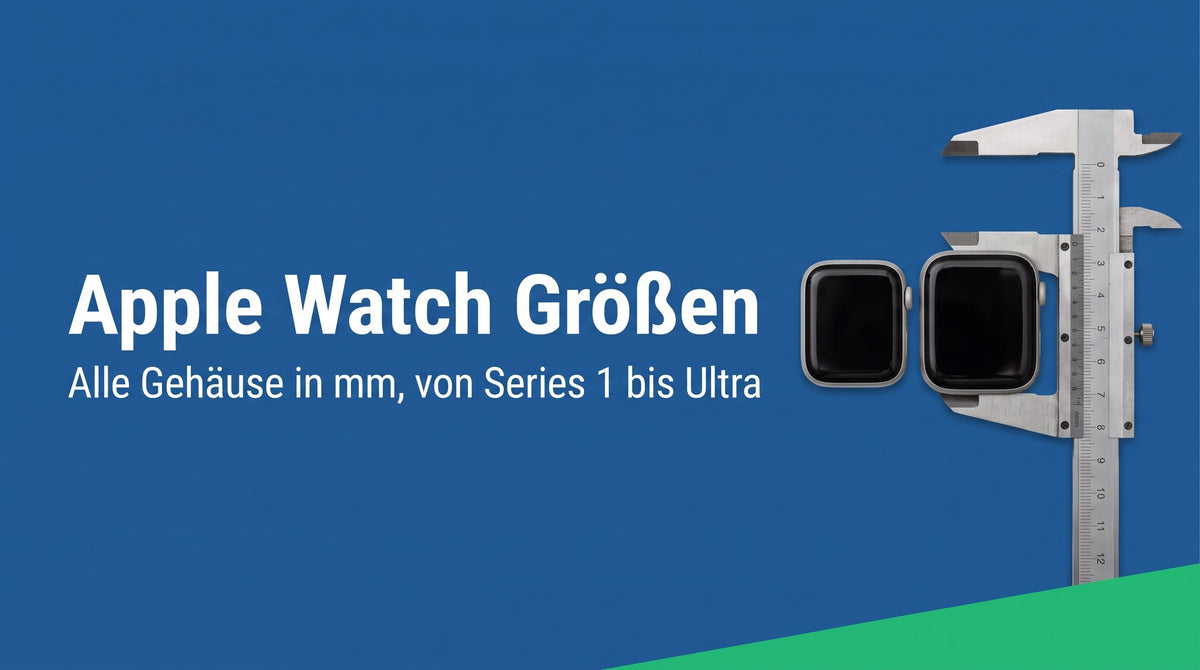 Apple Watch Größen: alle Gehäuse in mm von Series 1 bis Ultra 4