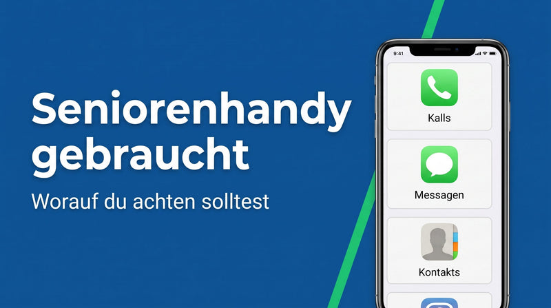 Seniorenhandy gebraucht kaufen: worauf du achten solltest