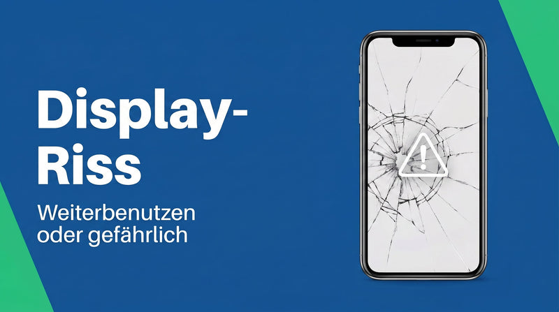 Display-Riss: weiterbenutzen oder gefährlich?