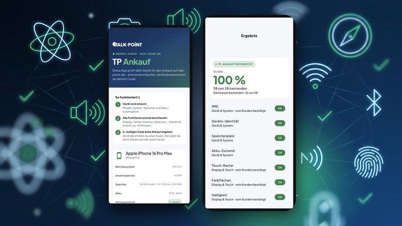 Neu: Die TP-Ankauf-App prüft dein Handy in zehn Minuten