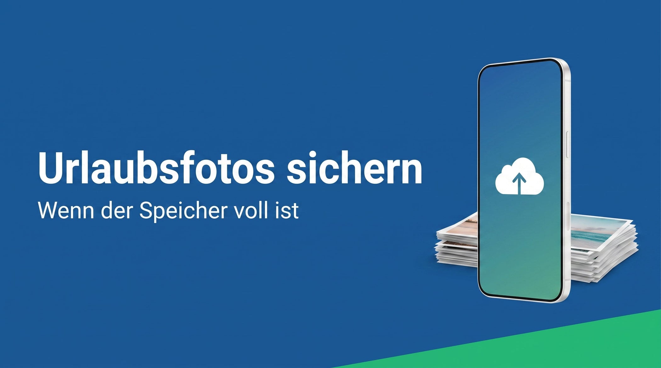 Urlaubsfotos sichern, wenn der Speicher voll ist