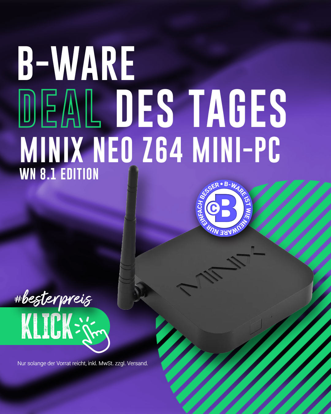Minix Neo Z64 Mini-PC Windows 8.1 – Top B-Ware | Talk-Point