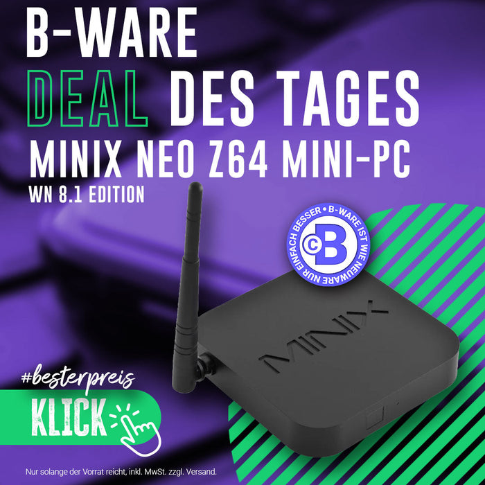 Minix Neo Z64 Mini-PC Windows 8.1 – Top B-Ware | Talk-Point