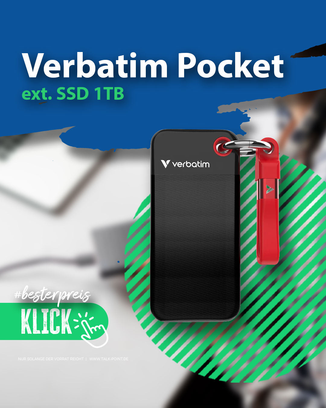 Riesiger Speicher im Mini-Format! Die Verbatim Pocket SSD