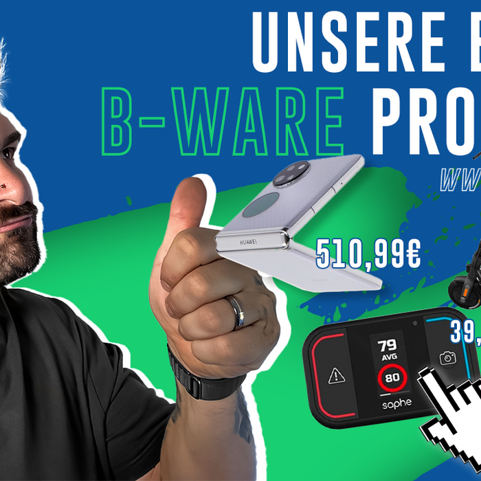 Zusammenfassung unserer besten B-Ware Produkte vom 28.09.2023 auf talk-point.de im Twitch Livestream