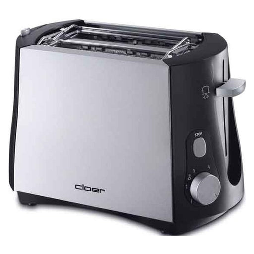 Produktbild Toaster - Cloer 3410 2-Scheiben Toaster 825W Edelstahl (matt) / Schwarz