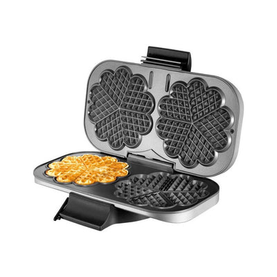 48241 Doppel-Waffelautomat silber